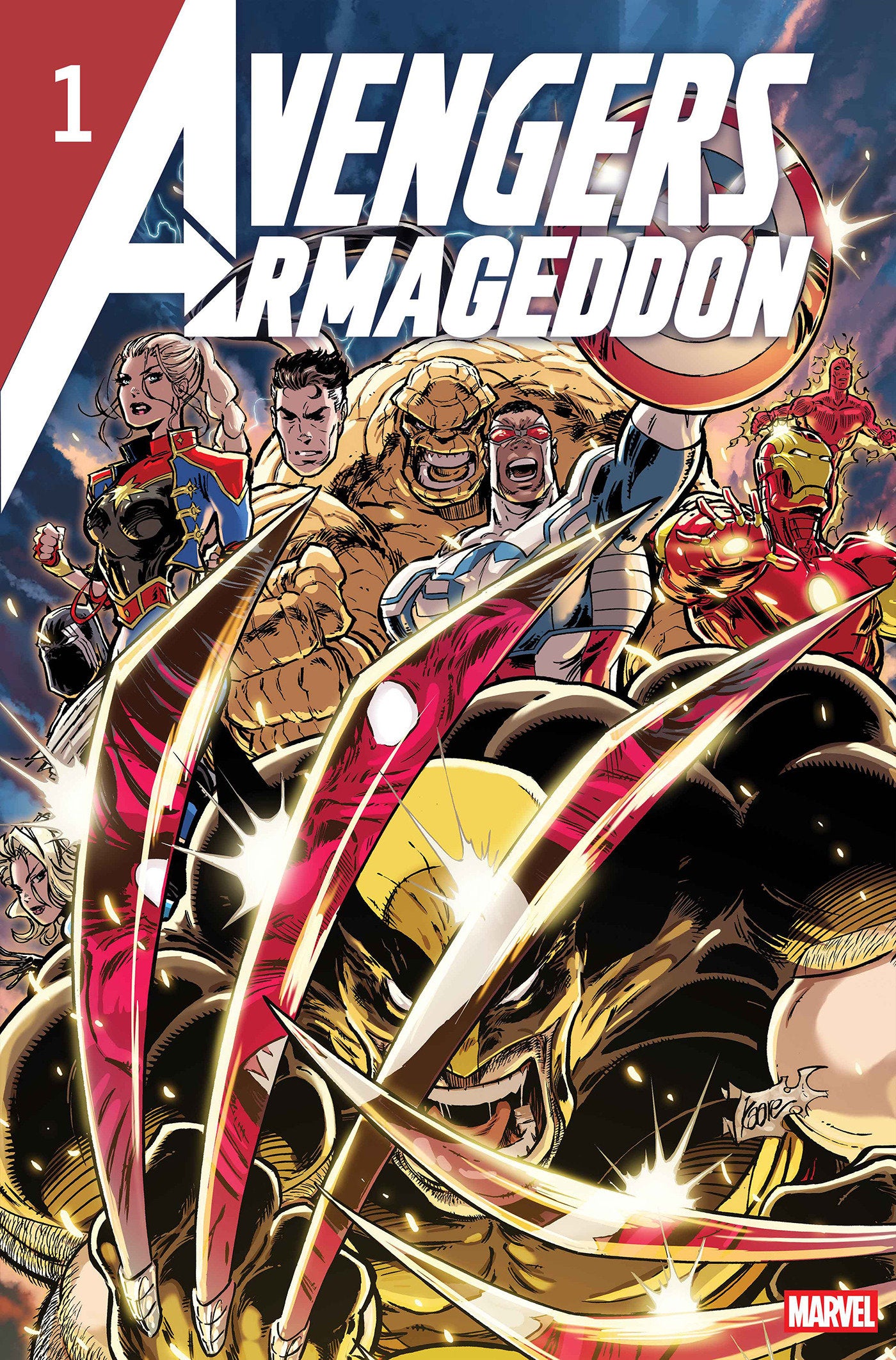 Avengers: Armageddon #1 Kaare Andrews Foil Variant | Odin's Place