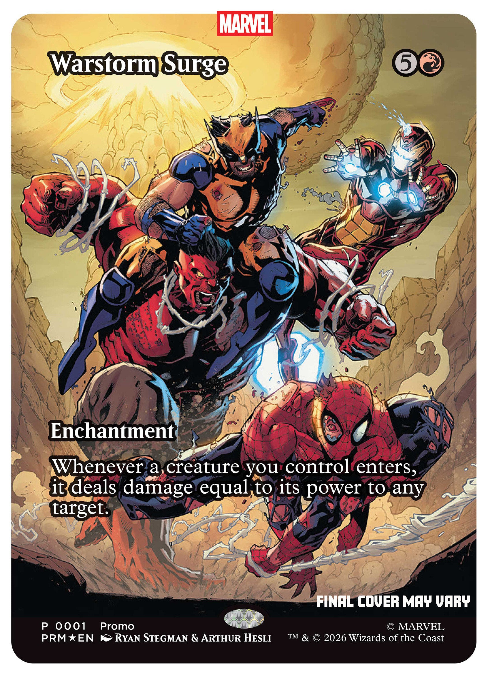 Avengers: Armageddon #1 Ryan Stegman Magic: The Gathering Variant | Odin's Place