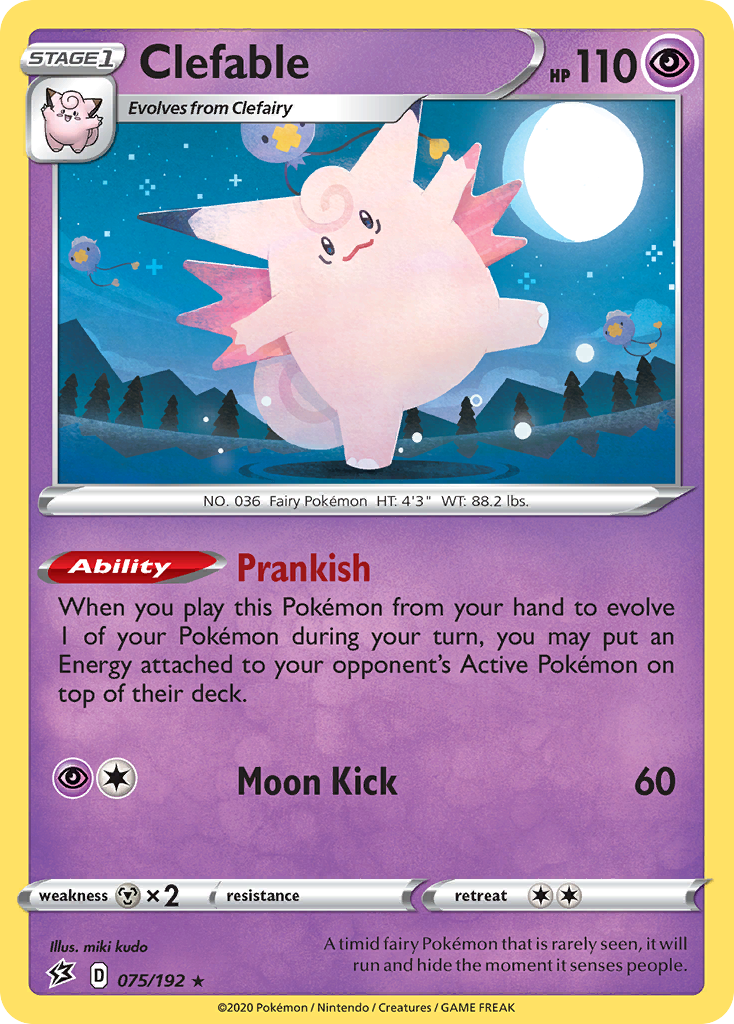 Clefable (075/192) [Sword & Shield: Rebel Clash] | Odin's Place