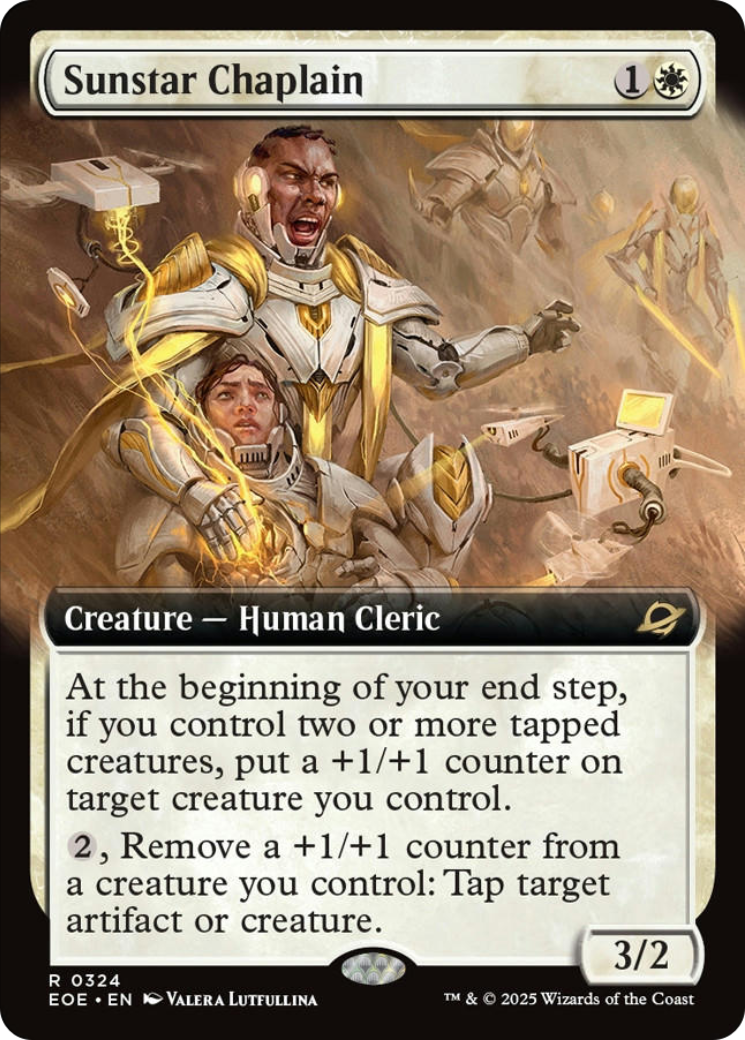 Sunstar Chaplain (Extended Art) [Edge of Eternities] | Dragon's Lair Comics and Fantasy Houston TX