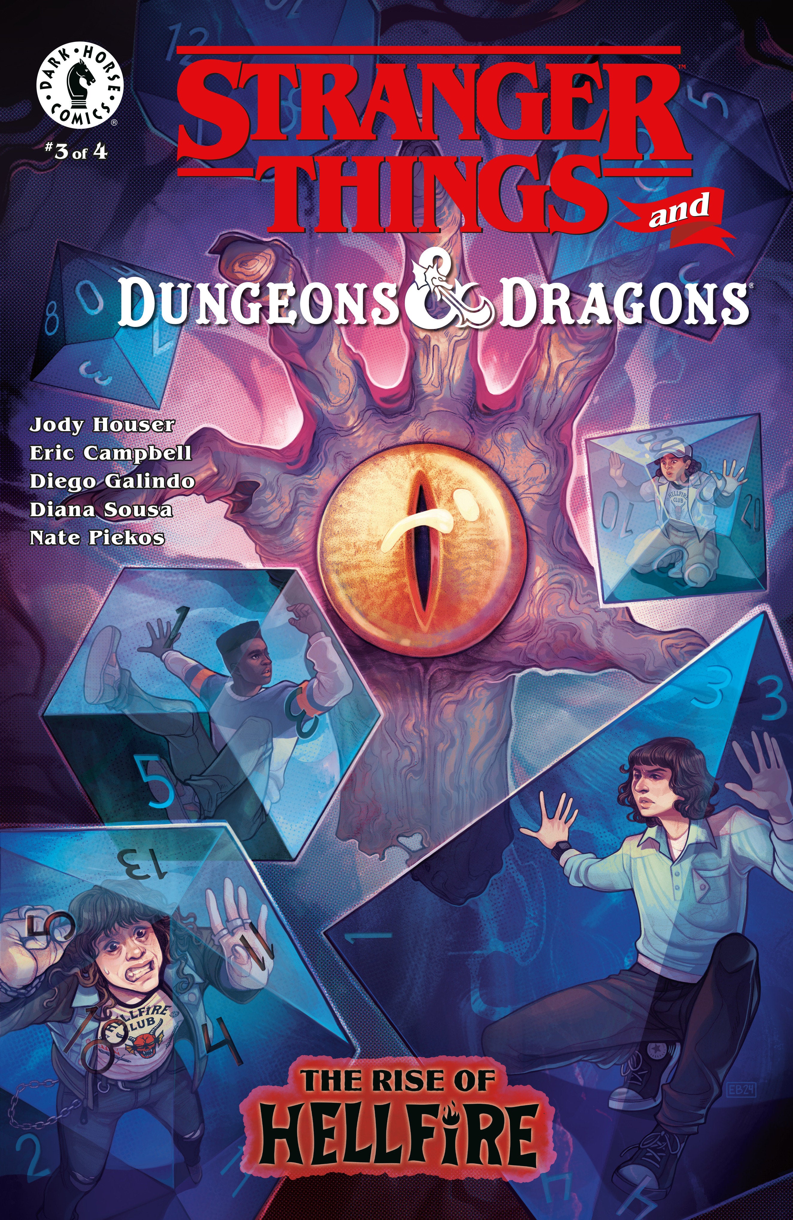 Stranger Things And Dungeons & Dragons: The Rise Of Hellfire #3 (Cover B) (Elizabeth Beals) | Dragon's Lair Comics and Fantasy Houston TX