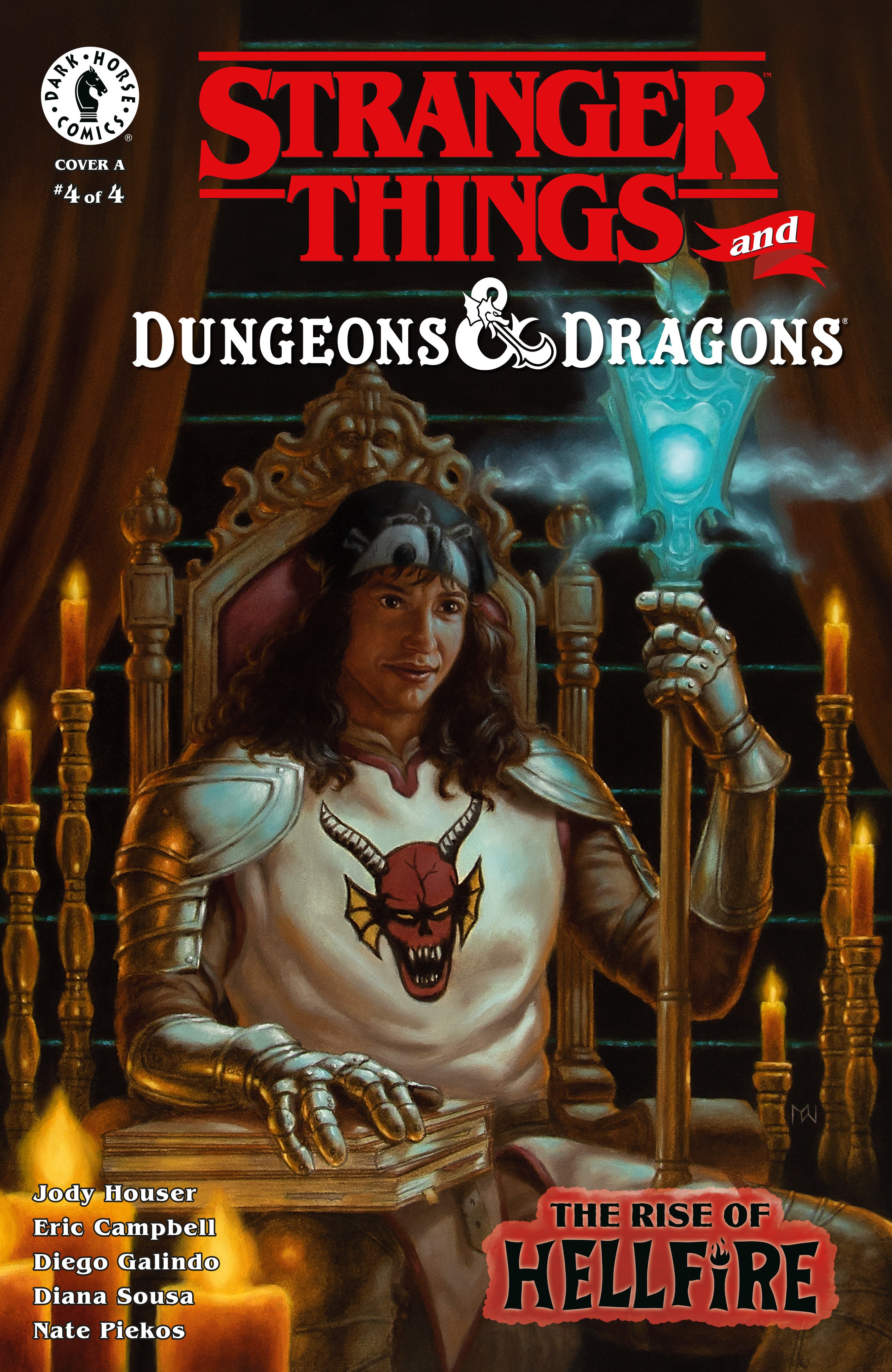 Stranger Things And Dungeons & Dragons: The Rise Of Hellfire #4 (Cover A) (Myles Wohl) | Dragon's Lair Comics and Fantasy Houston TX