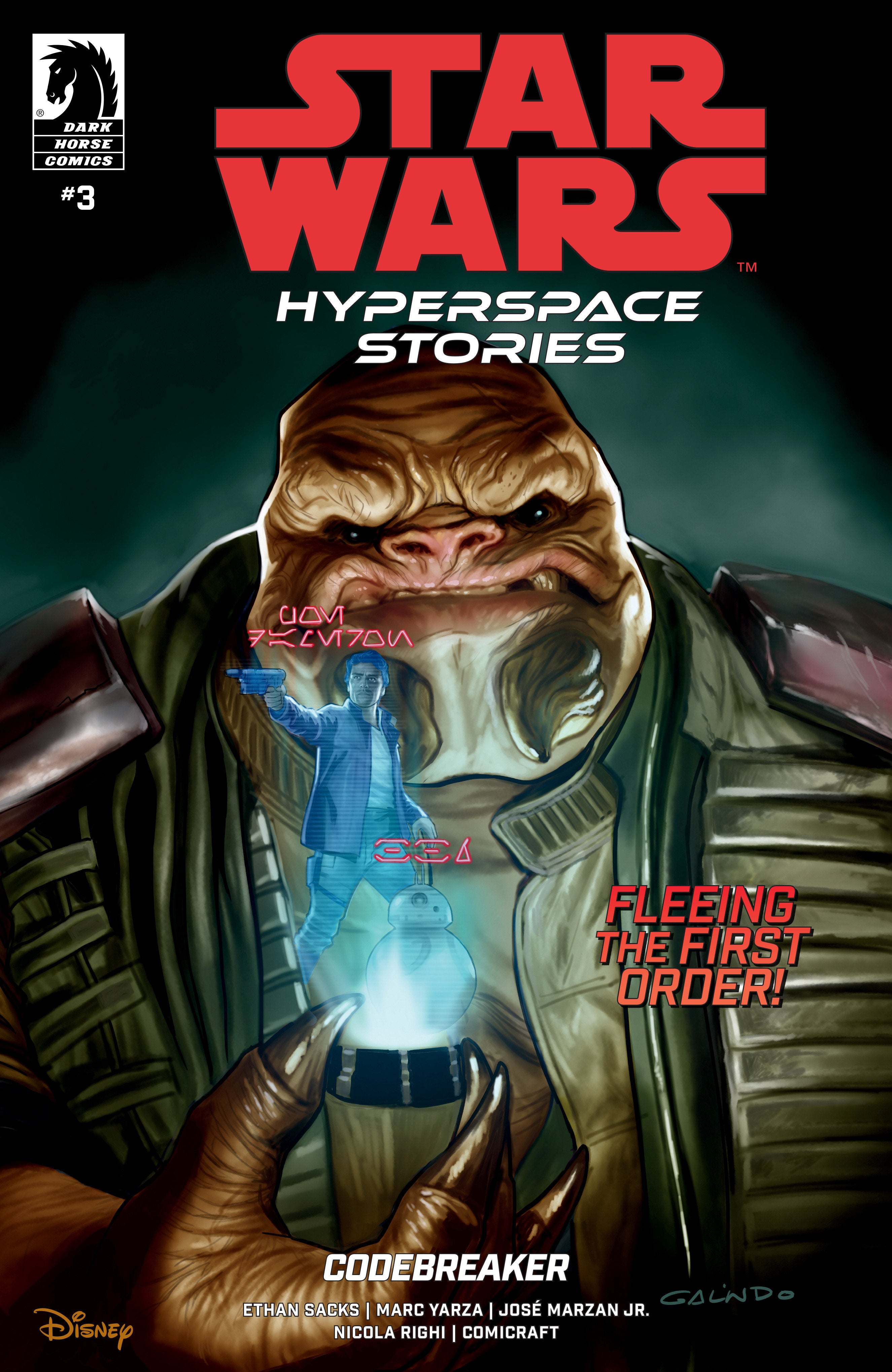 Star Wars: Hyperspace Stories--Codebreaker #3 (Cover A) (Diego Galindo) | Dragon's Lair Comics and Fantasy Houston TX