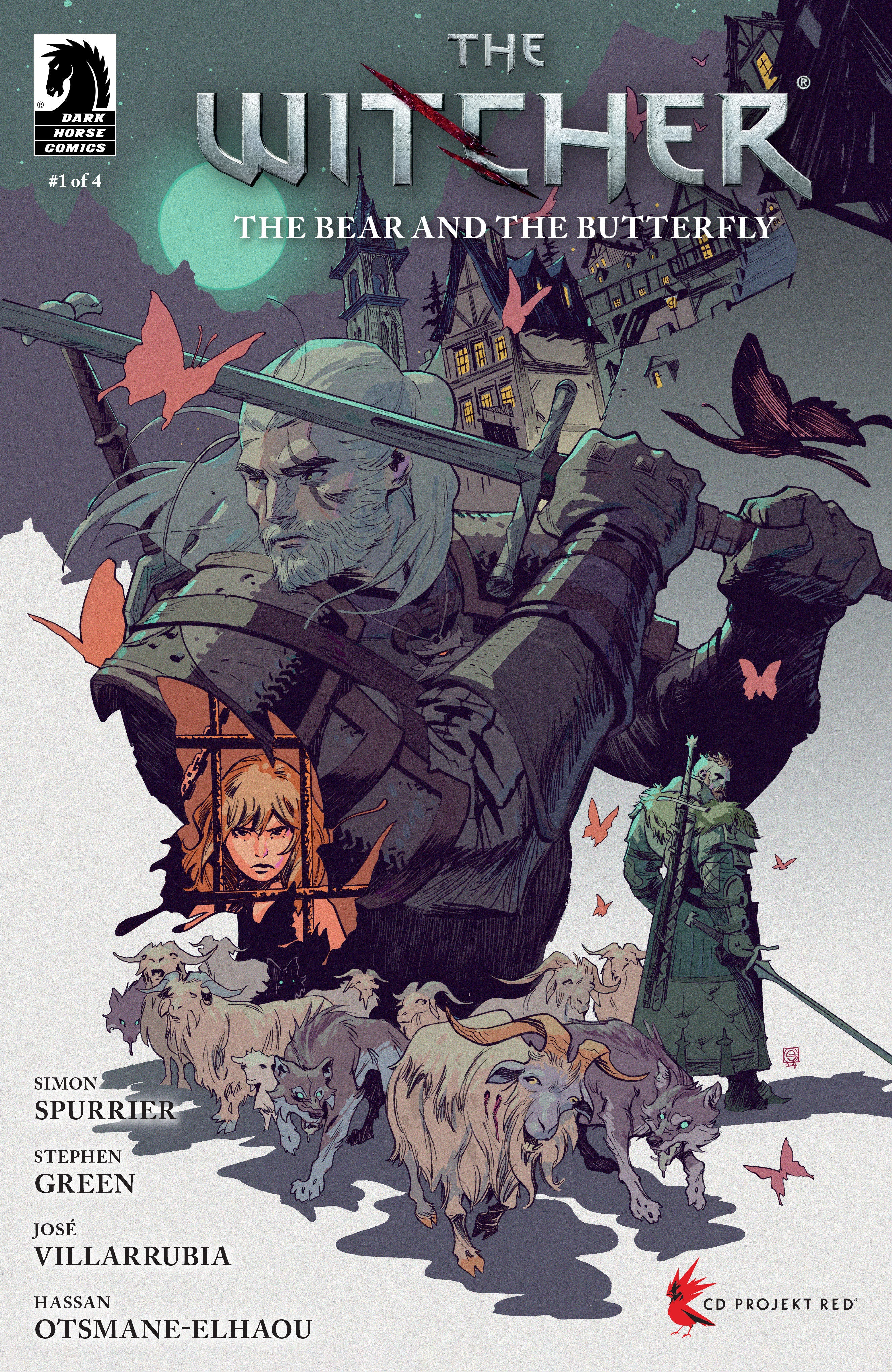 Witcher Bear & Butterfly #1 Cover A Green | Dragon's Lair Comics and Fantasy Houston TX