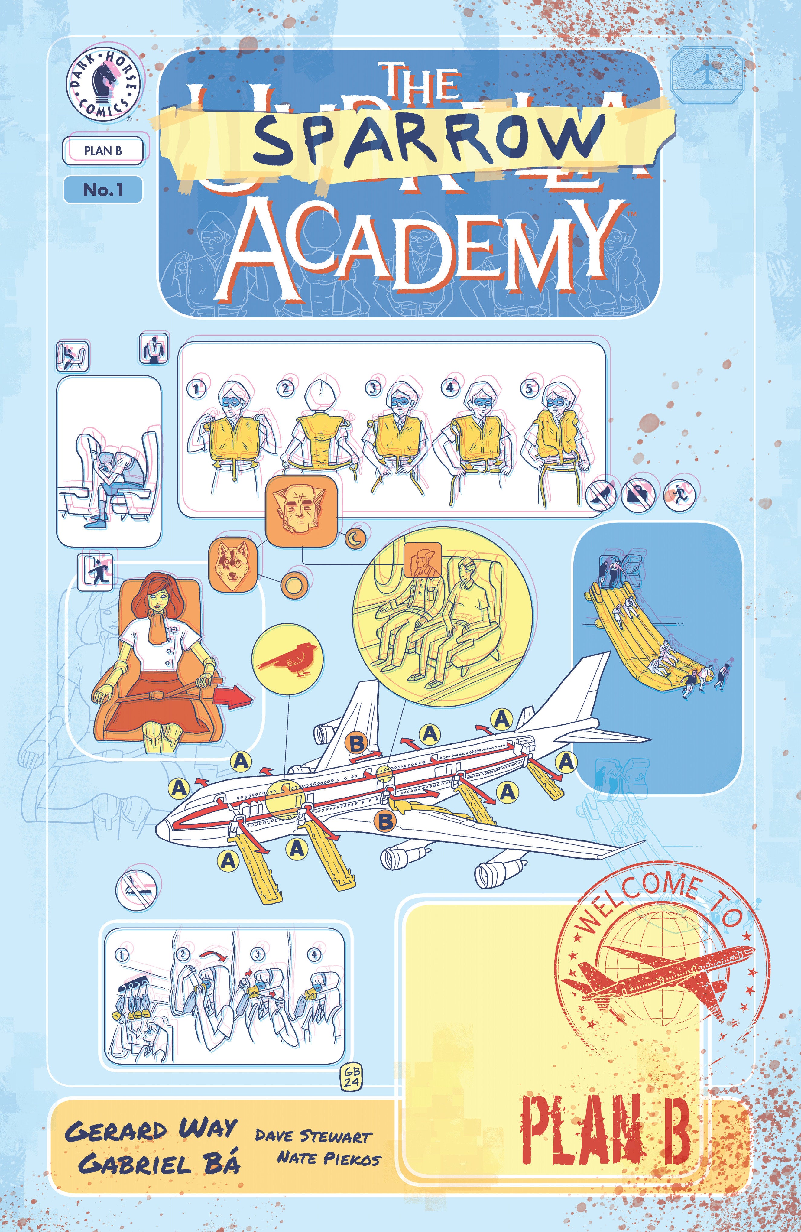 The Umbrella Academy: Plan B #1 (Cover A) (Gabriel Bá) | Dragon's Lair Comics and Fantasy Houston TX