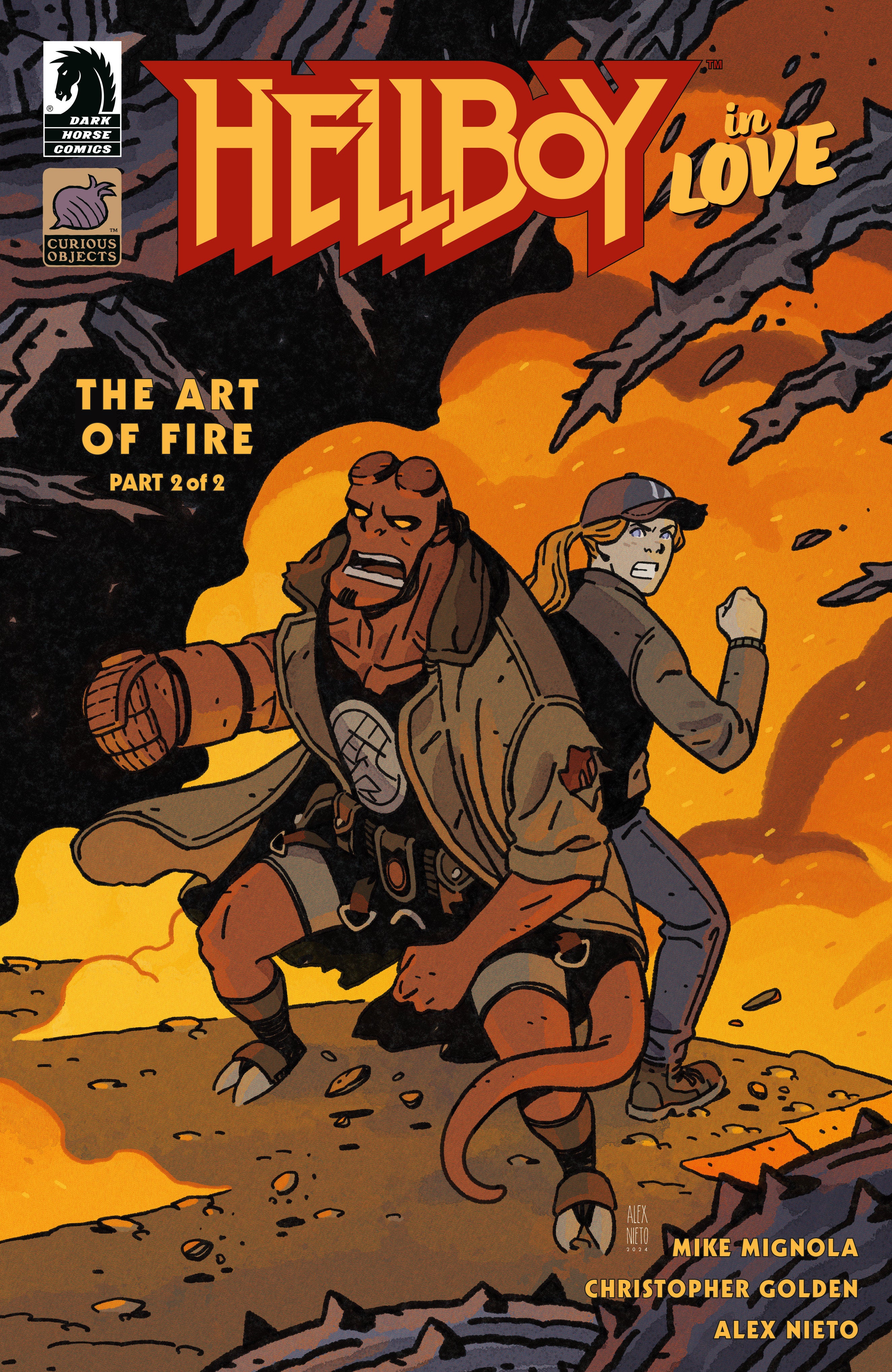 Hellboy In Love: The Art Of Fire #2 (Cover A) (Alex Nieto) | Dragon's Lair Comics and Fantasy Houston TX
