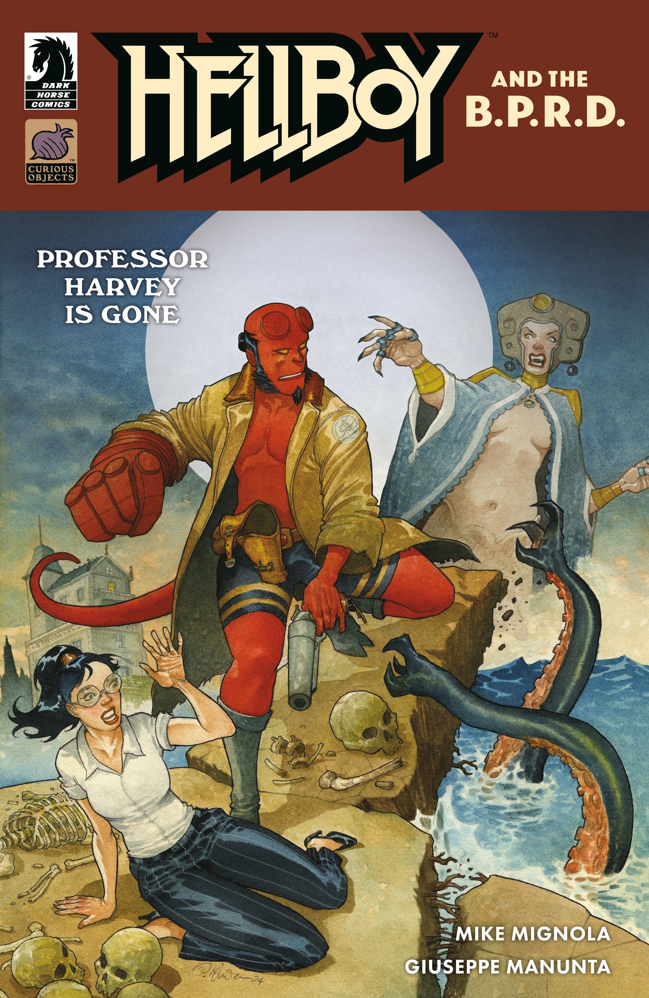 Hellboy And The B.P.R.D.: Professor Harvey Is Gone One-Shot (Cover A) (Giuseppe Manunta) | Dragon's Lair Comics and Fantasy Houston TX