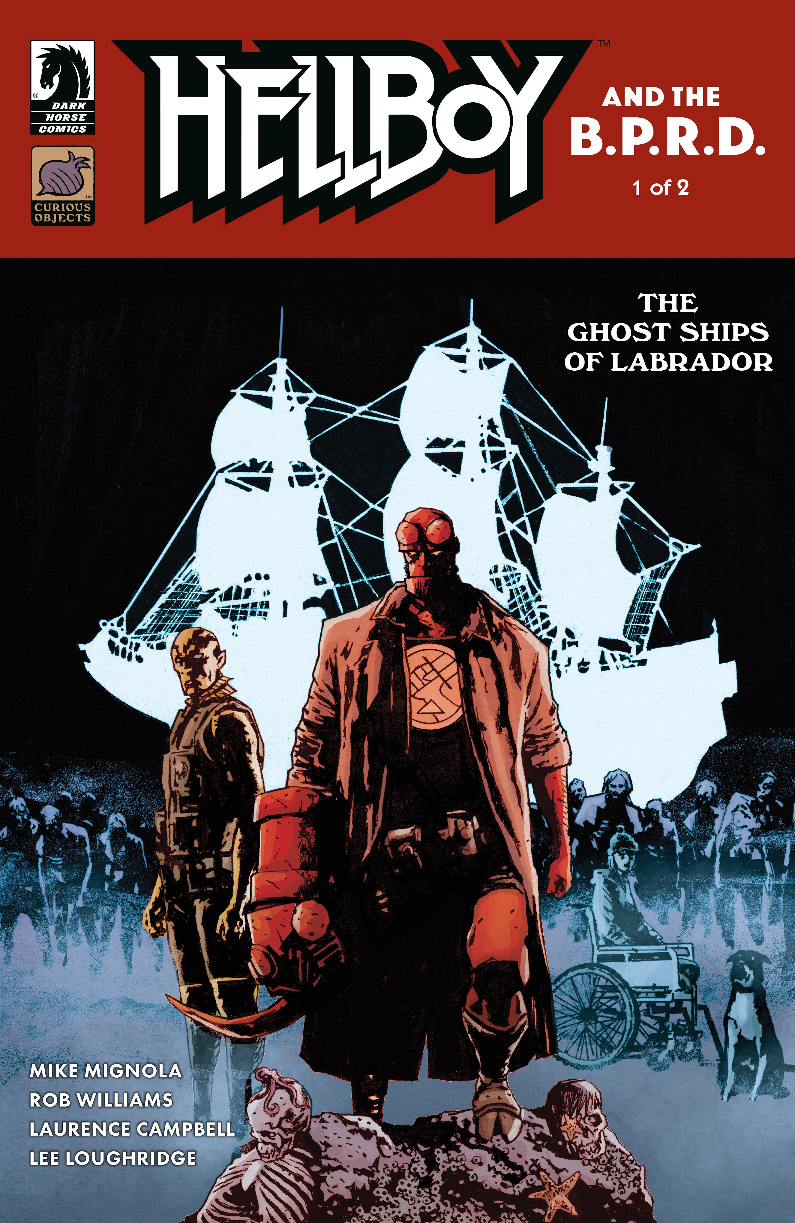 Hellboy And The B.P.R.D.: The Ghost Ships Of Labrador #1 (Cover A) (Laurence Campbell) | Dragon's Lair Comics and Fantasy Houston TX