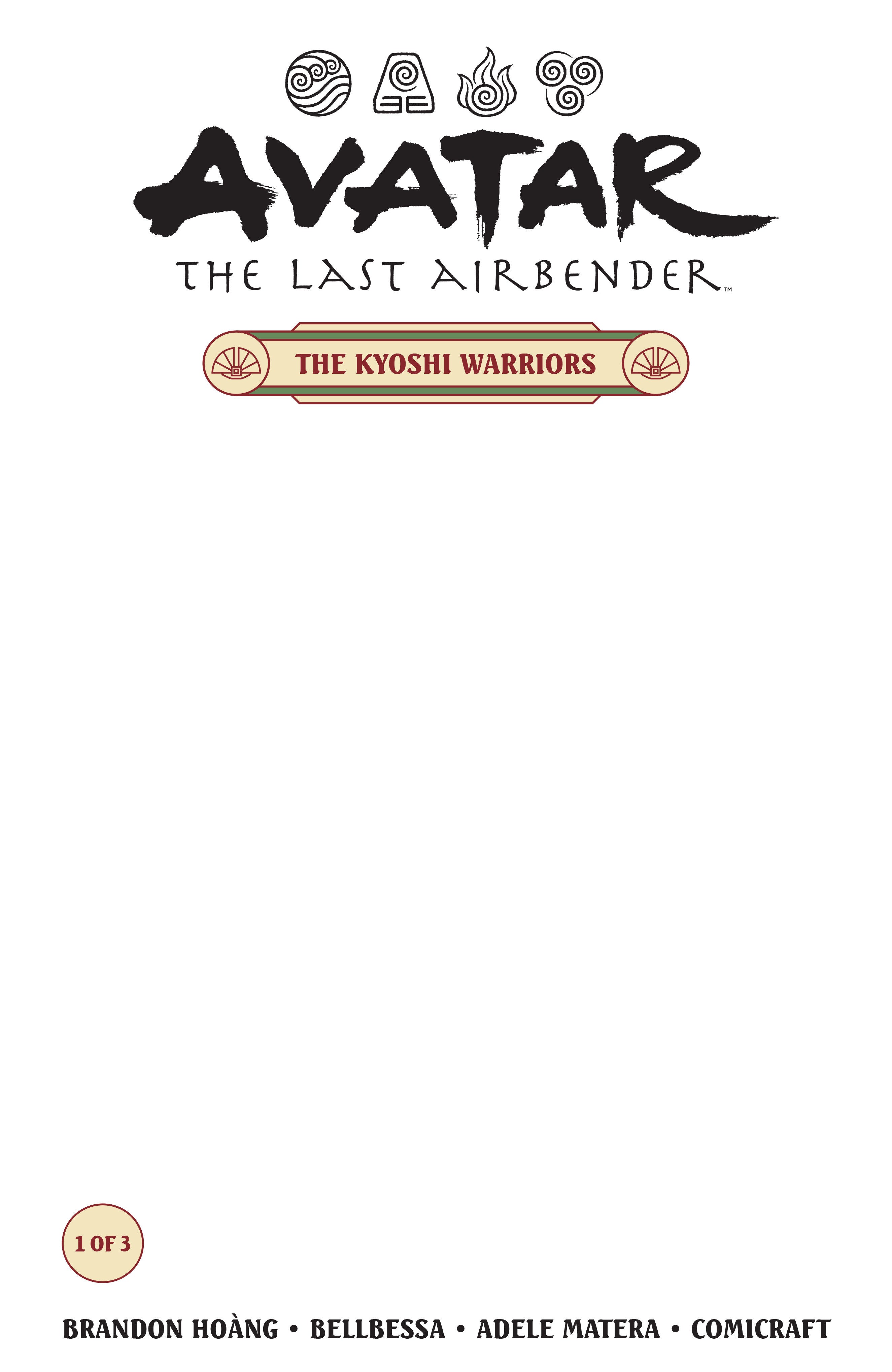 Avatar: The Last Airbender  The Kyoshi Warriors #1 (Cover B) (Blank Cover) | Odin's Place