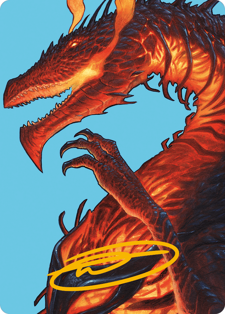 Herigast, Erupting Nullkite Art Card (Gold-Stamped Signature) [Modern Horizons 3 Art Series] | Dragon's Lair Comics and Fantasy Houston TX