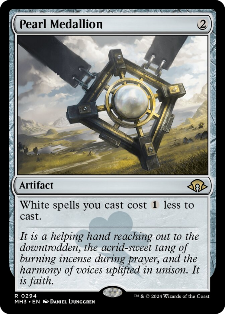 Pearl Medallion [Modern Horizons 3] | Dragon's Lair Comics and Fantasy Houston TX
