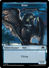 Eldrazi Spawn // Bird Double-Sided Token [Modern Horizons 3 Tokens] | Dragon's Lair Comics and Fantasy Houston TX