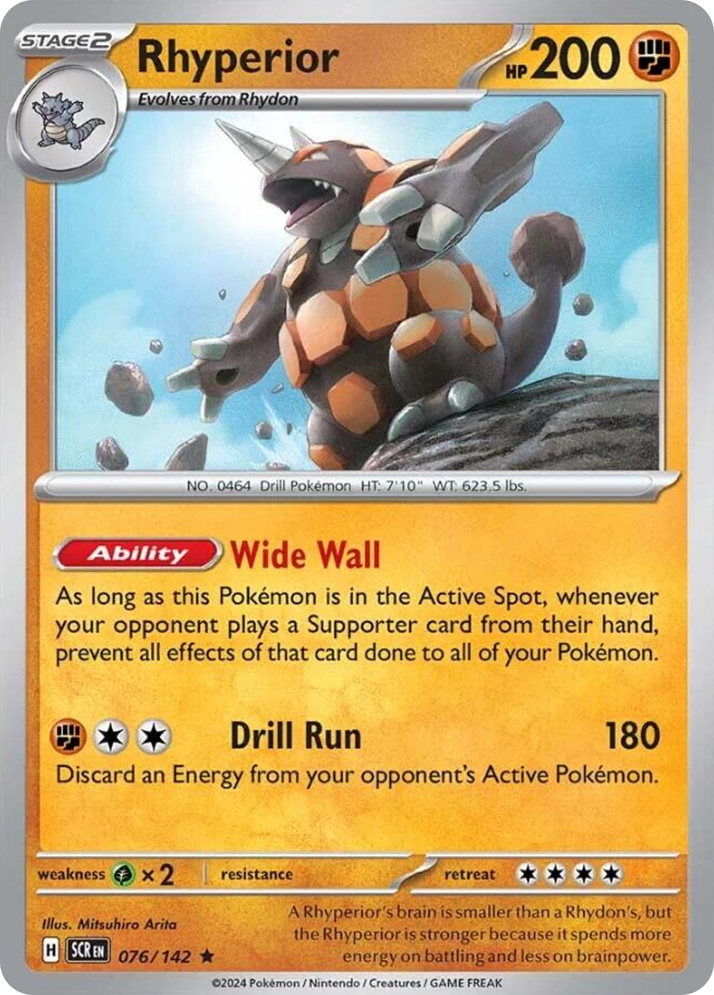 Rhyperior (076/142) [Scarlet & Violet: Stellar Crown] | Odin's Place