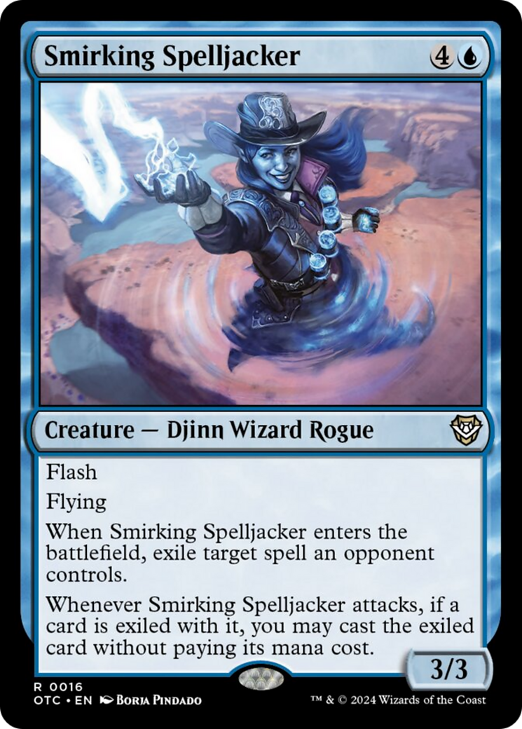 Smirking Spelljacker [Outlaws of Thunder Junction Commander] | Dragon's Lair Comics and Fantasy Houston TX