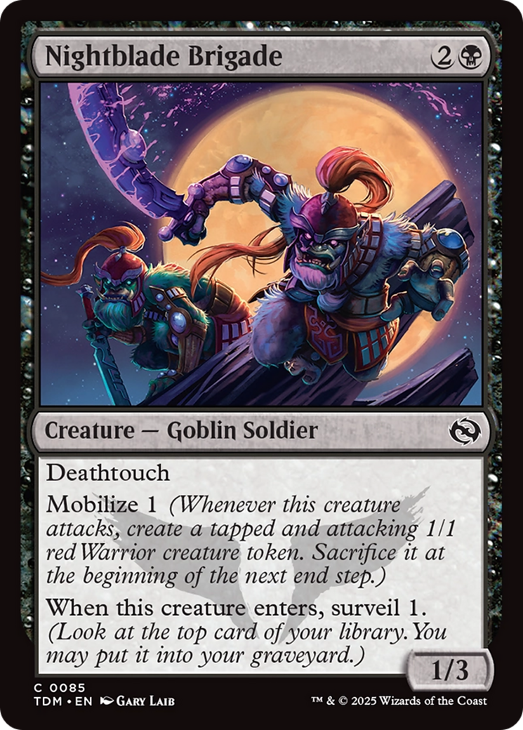 Nightblade Brigade [Tarkir: Dragonstorm] | Dragon's Lair Comics and Fantasy Houston TX