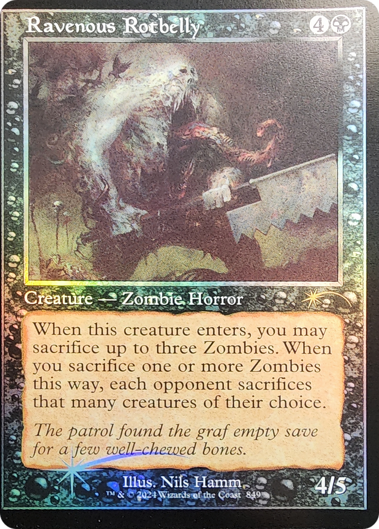 Ravenous Rotbelly (Retro Frame) [Secret Lair Drop Series] | Dragon's Lair Comics and Fantasy Houston TX