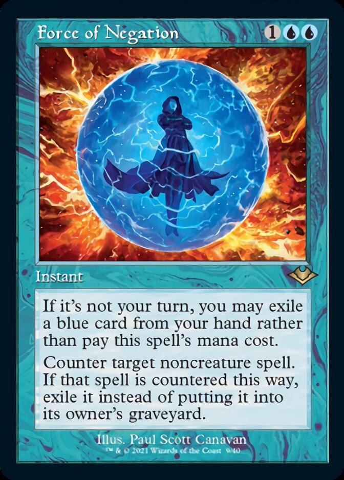 Force of Negation (Retro Foil Etched) [Modern Horizons] | Dragon's Lair Comics and Fantasy Houston TX