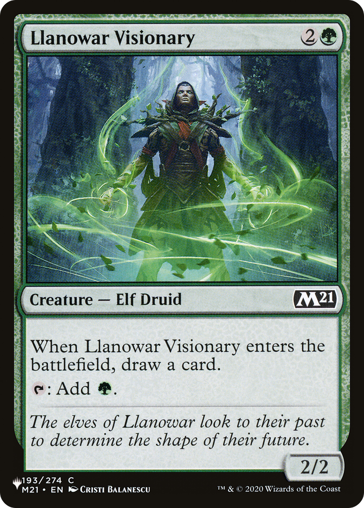 Llanowar Visionary [The List] | Dragon's Lair Comics and Fantasy Houston TX