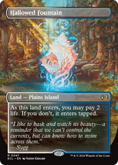 Hallowed Fountain (Borderless) [Lorwyn Eclipsed] | Odin's Place