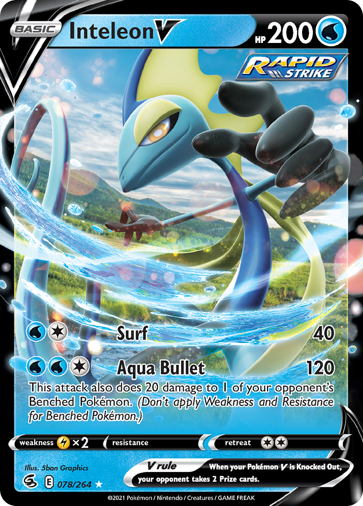 Inteleon V (078/264) [Prize Pack Series Two] | Odin's Place