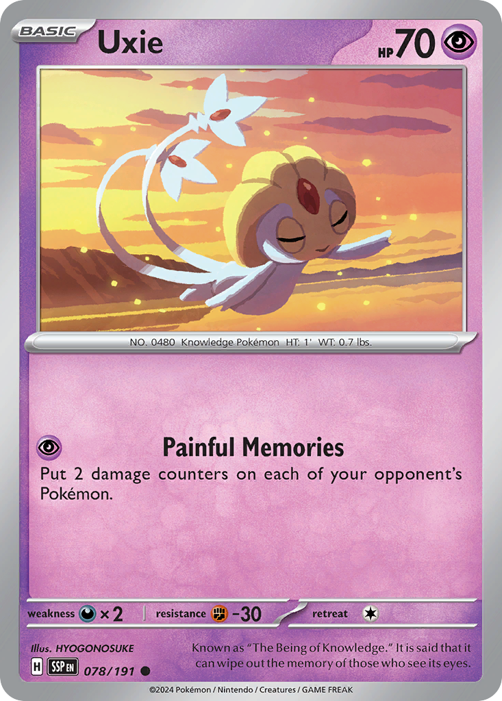 Uxie (078/191) [Scarlet & Violet: Surging Sparks] | Odin's Place