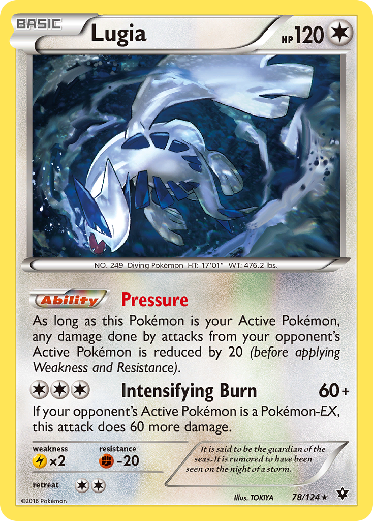 Lugia (78/124) (Theme Deck Exclusive) [XY: Fates Collide] | Odin's Place