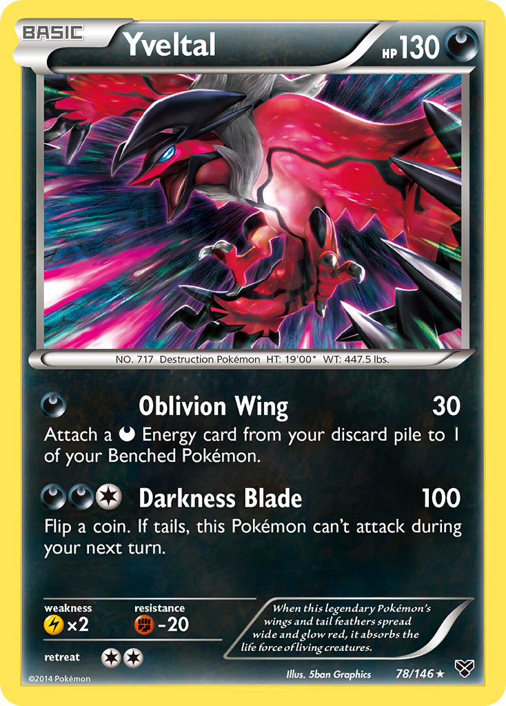 Yveltal (78/146) (Theme Deck Exclusive) [XY: Base Set] | Odin's Place