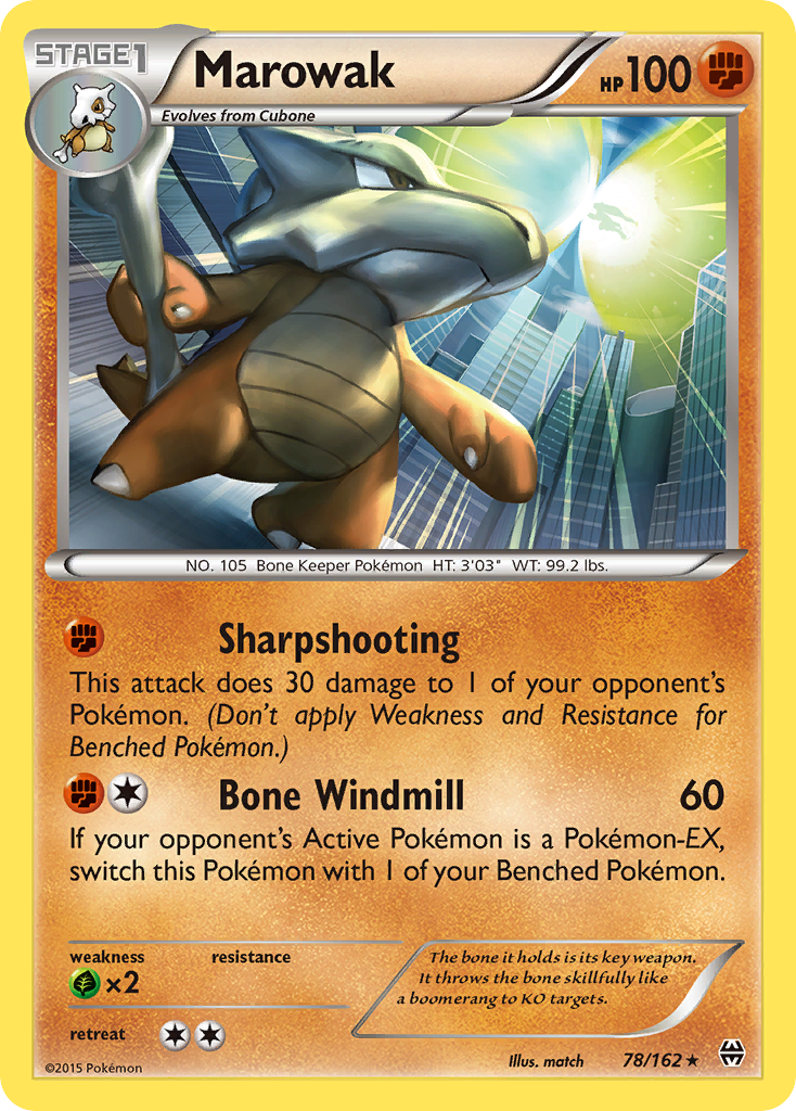 Marowak (78/162) (League Promo 1st Place) [XY: BREAKthrough] | Odin's Place