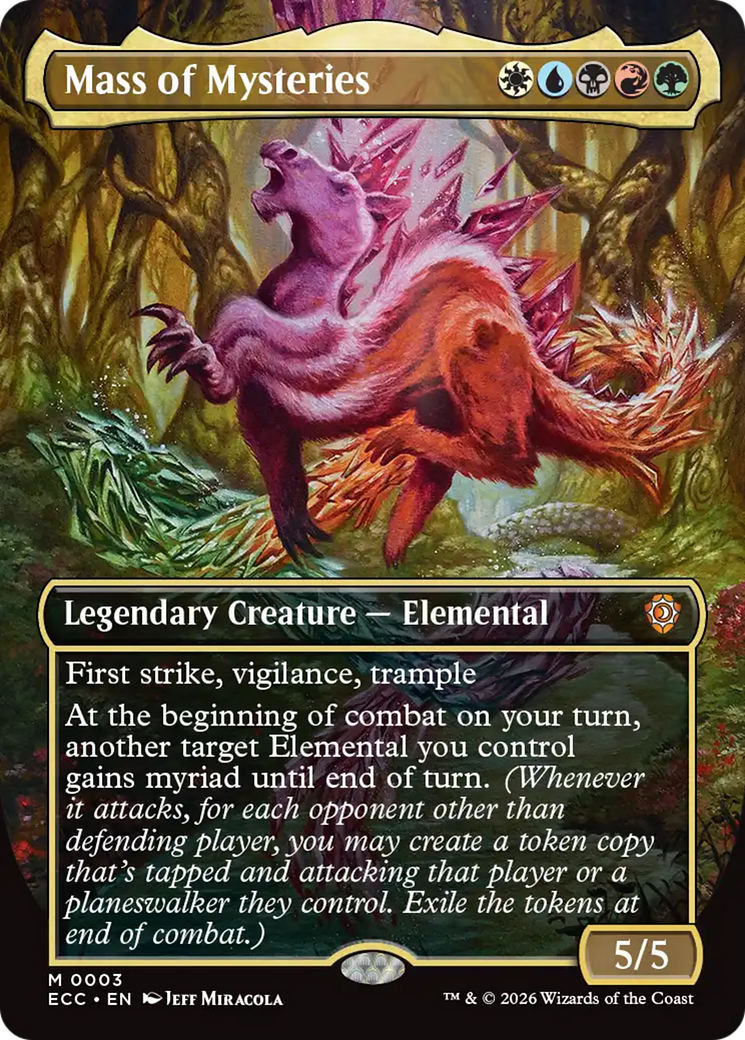Mass of Mysteries (Borderless) [Lorwyn Eclipsed Commander] | Odin's Place