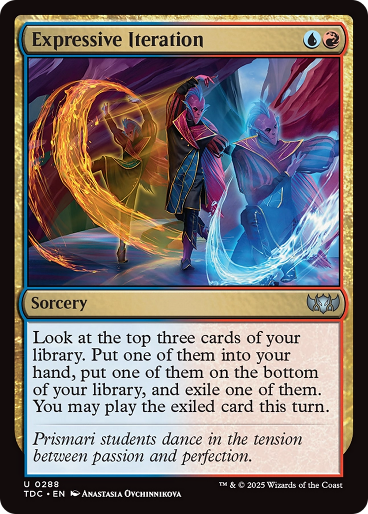 Expressive Iteration [Tarkir: Dragonstorm Commander] | Dragon's Lair Comics and Fantasy Houston TX