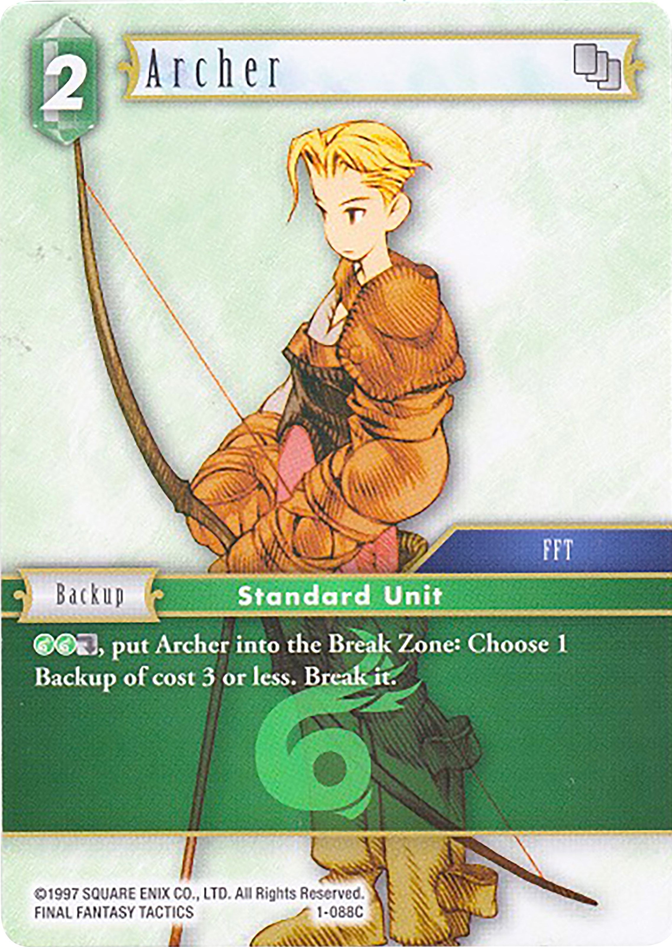 Archer (Male Unit) (Deck Exclusive) [Opus I] | Dragon's Lair Comics and Fantasy Houston TX