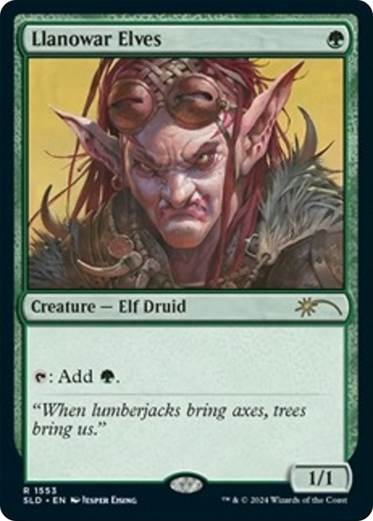 Llanowar Elves (1553) [Secret Lair Drop Series] | Dragon's Lair Comics and Fantasy Houston TX