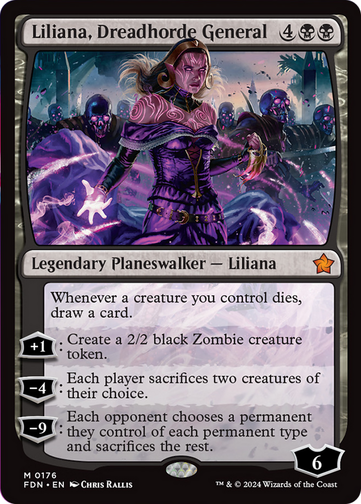 Liliana, Dreadhorde General [Foundations] | Dragon's Lair Comics and Fantasy Houston TX