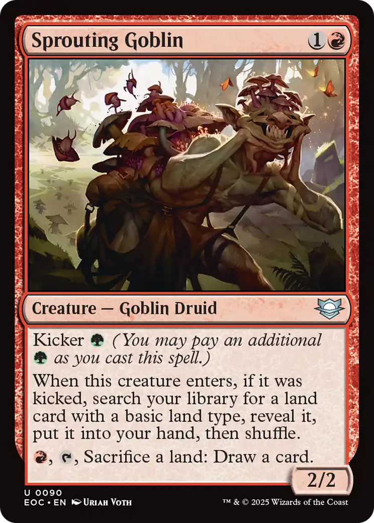 Sprouting Goblin [Edge of Eternities Commander] | Dragon's Lair Comics and Fantasy Houston TX