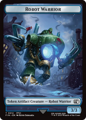 Robot Warrior (0012) // Copy (0001) Double-Sided Token [FINAL FANTASY Tokens] | Dragon's Lair Comics and Fantasy Houston TX