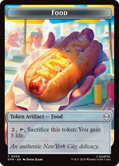 Spider // Food Double-Sided Token [Marvel's Spider-Man Tokens] | Dragon's Lair Comics and Fantasy Houston TX