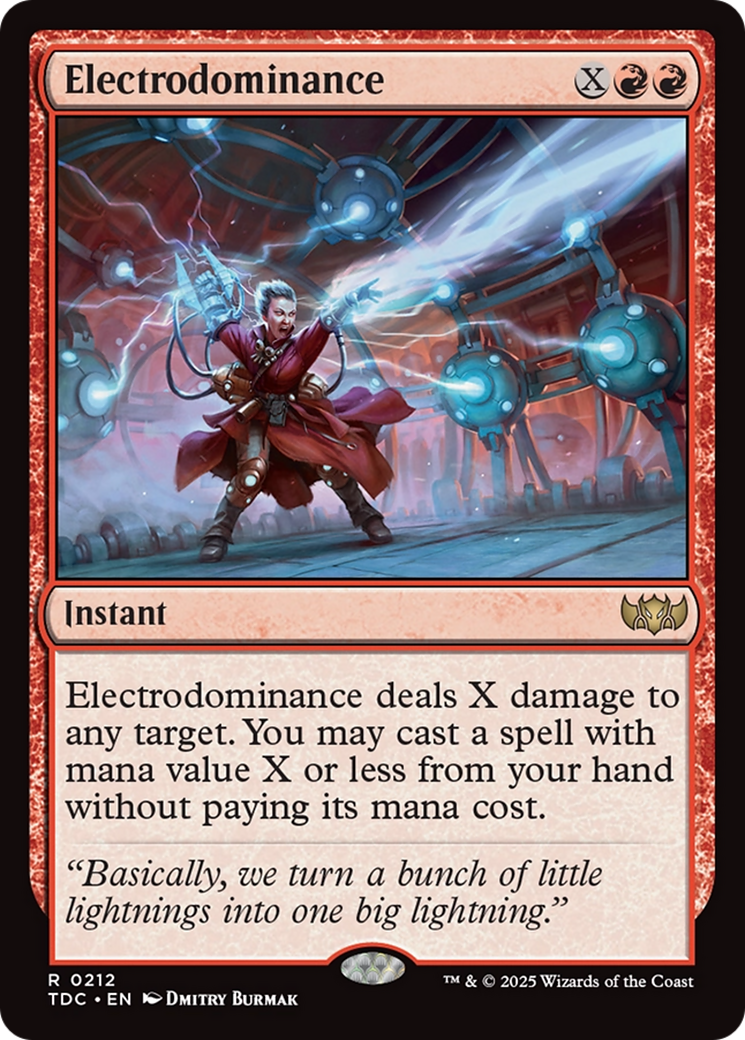 Electrodominance [Tarkir: Dragonstorm Commander] | Dragon's Lair Comics and Fantasy Houston TX