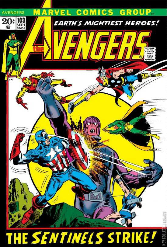 The Avengers #103 1972 | Dragon's Lair Comics and Fantasy Houston TX