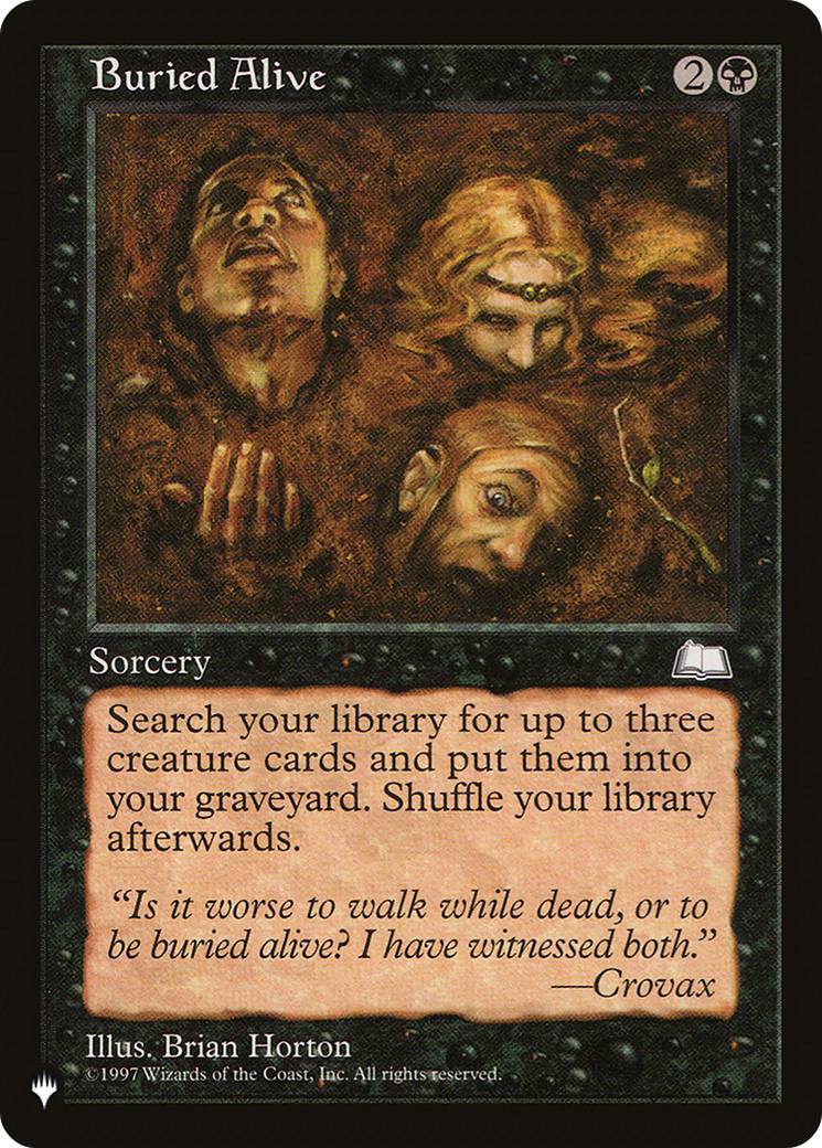 Buried Alive [The List] | Dragon's Lair Comics and Fantasy Houston TX