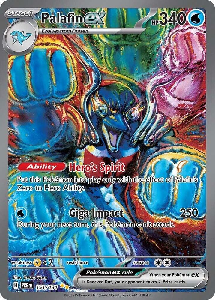 Palafin ex (151/131) [Scarlet & Violet: Prismatic Evolutions] | Dragon's Lair Comics and Fantasy Houston TX