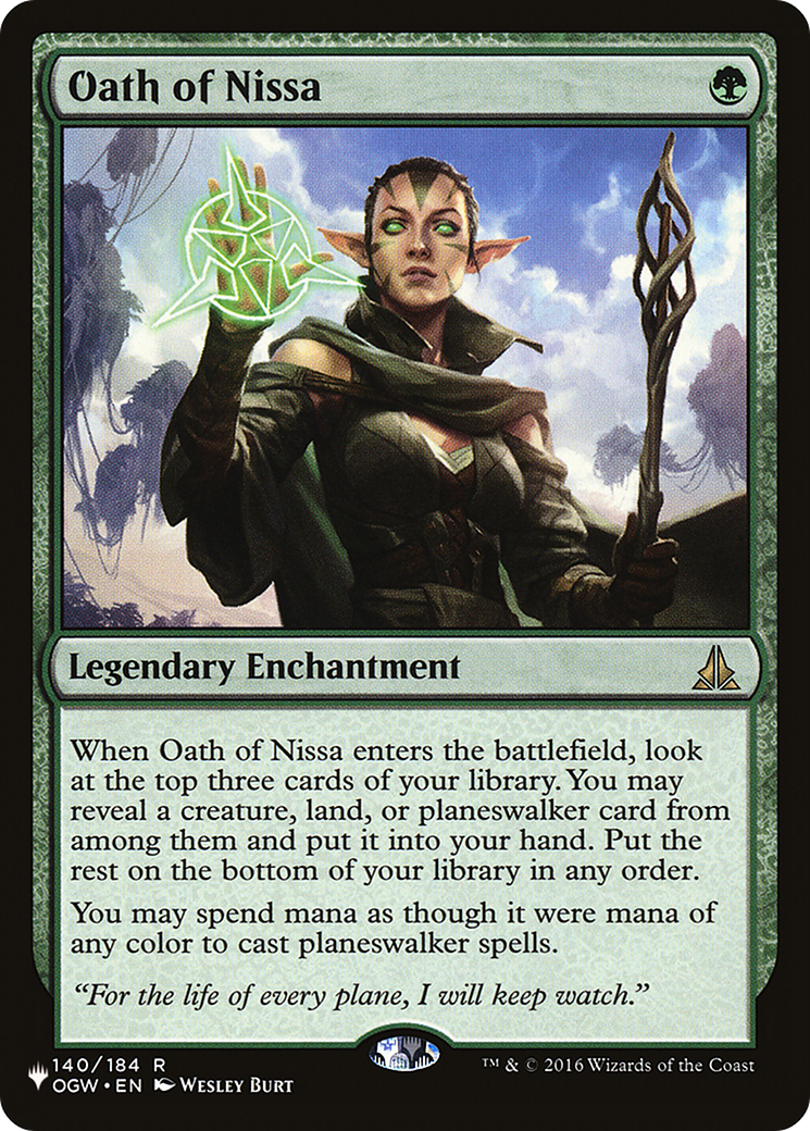 Oath of Nissa [The List] | Dragon's Lair Comics and Fantasy Houston TX