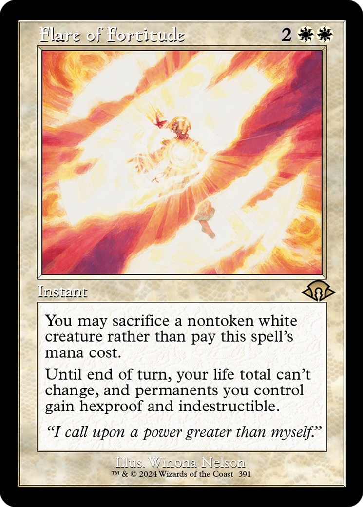 Flare of Fortitude (Retro) [Modern Horizons 3] | Dragon's Lair Comics and Fantasy Houston TX