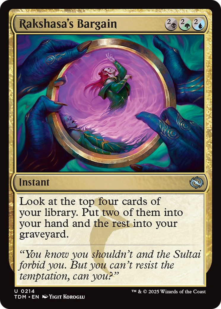 Rakshasa's Bargain [Tarkir: Dragonstorm] | Dragon's Lair Comics and Fantasy Houston TX