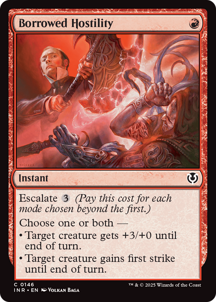 Borrowed Hostility [Innistrad Remastered] | Dragon's Lair Comics and Fantasy Houston TX
