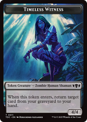 Goat // Timeless Witness Double-Sided Token [Tarkir: Dragonstorm Commander Tokens] | Dragon's Lair Comics and Fantasy Houston TX