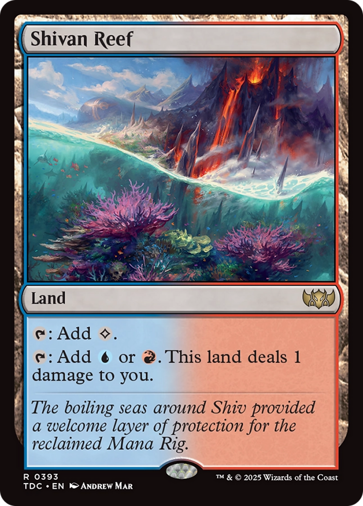 Shivan Reef [Tarkir: Dragonstorm Commander] | Dragon's Lair Comics and Fantasy Houston TX