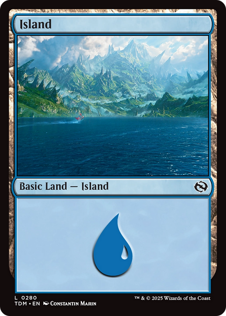 Island (0280) [Tarkir: Dragonstorm] | Dragon's Lair Comics and Fantasy Houston TX