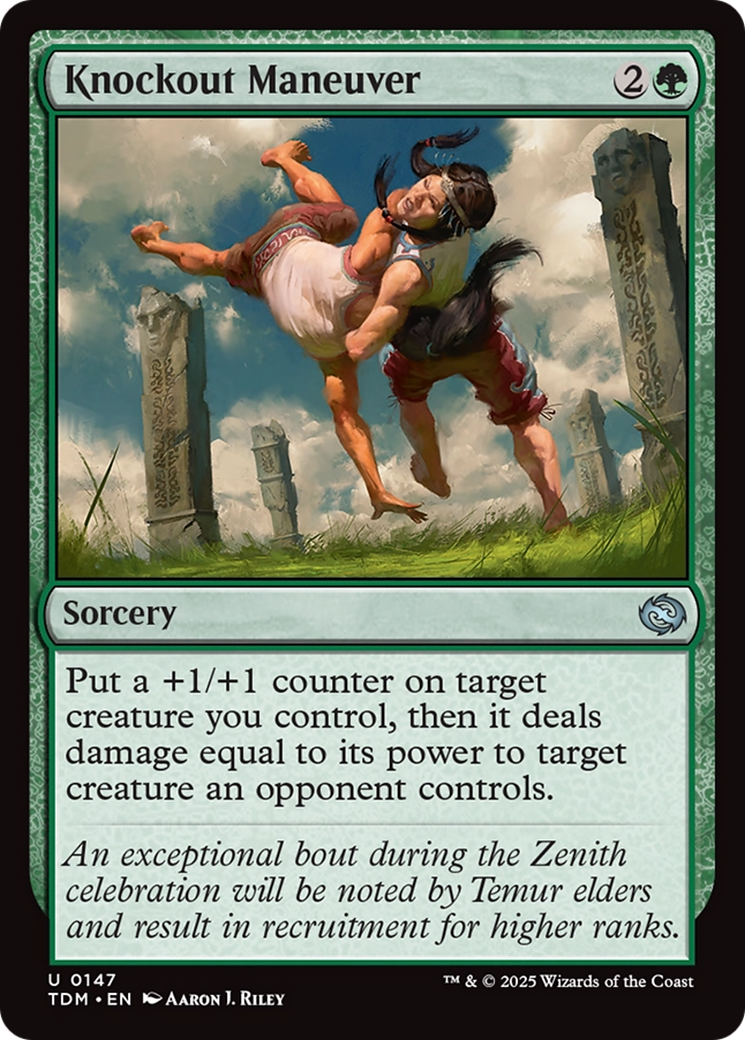 Knockout Maneuver [Tarkir: Dragonstorm] | Dragon's Lair Comics and Fantasy Houston TX