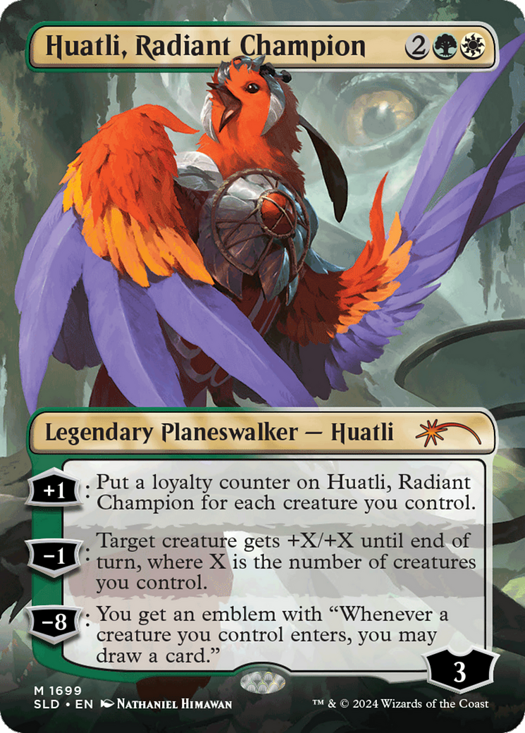 Huatli, Radiant Champion (Rainbow Foil) [Secret Lair Drop Series] | Dragon's Lair Comics and Fantasy Houston TX