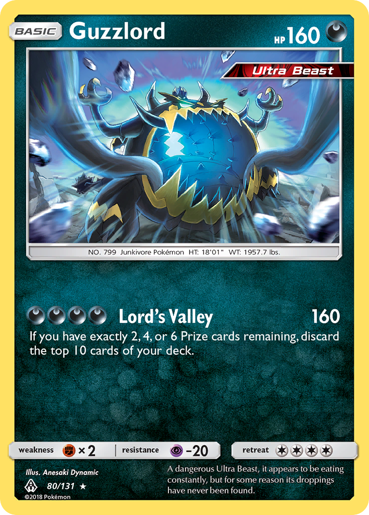 Guzzlord (80/131) (League Promo) [Sun & Moon: Forbidden Light] | Odin's Place
